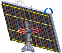 concentrated photovoltaic CPV Solar Tracking System Dual Axis Tracker for CPV with factory price