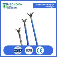 Medical endoscope flexible biopsy forceps with alligator cups