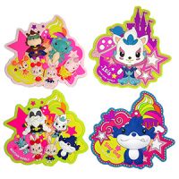 Custom pvc cartoon flower food smiling face animal 3d fridge magnet From China