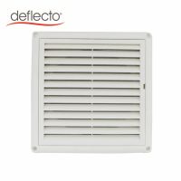 suqare 4 5 6 8 Inch dryer duct air conditioning outlet  Air Vent Cover White Black PP Louver Vent Cover HVAC Systems Parts Ventilation Cover