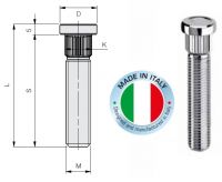 Spline wheel stud - Hub stud