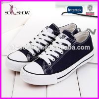 2017 New DEsign Fashion Wholesale White Casual Canvas Shoe