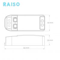 Constant current type Dimming led driver for led light switching power supply 6-15v 700ma 12W DC output with CE ROHS SAA approval From China