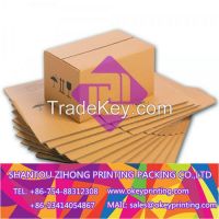 printing color kraft shipping carton shipping box