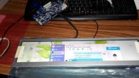 Auo 15.1 inch stretched bar lcd display 1280*248 IPS with AD board for dashboard G151EVN01.0