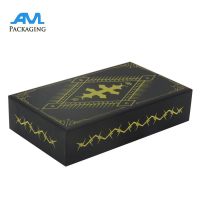 Rigid cardboard box in 2 pcs lidded paper box for gift cards packing From China