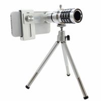 12X Mobile Telephoto Lens With Clip And Tripod