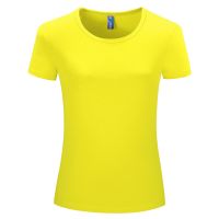 Combed cotton round neck polo t shirts short sleeve custom logo womens T shirt