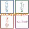 Colorful Metal  Halide Lamp