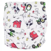 FancyPants Reusable Nappy All-in-one Farmyard 5 - 17kg