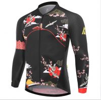 2018 Men Long Sleeve Cycling Jersey Bike Wear