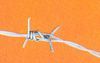 BARBED WIRE,PICKET STEEL(ANGLE)AND HDPE PIPES