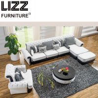 Living Room Furniture Modern Home Leather Sofa Set