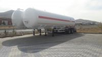 LPG transport tank trailer