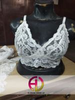 White See Through Bra Breathable 