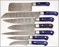 CUSTOM MADE DAMASCUS BLADE 7 Pc&#039;s. KIT