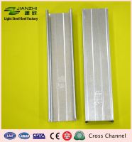 Earthly friendly 50*19mm fire proof galvanized steel secondary channel cross runner  From China