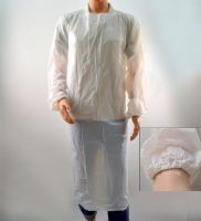 Disposable medical PE gown