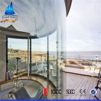 Curved glass/curved tempered glass/curved glass price From China
