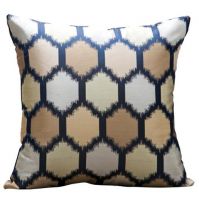 YoyoKMC Cell Pattern Solid Polyester Decorative Pillow Cover/Sham for Sofa/Bed