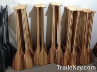 wooden Outrigger paddle