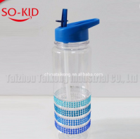 revolving lid easy to drink water bottle