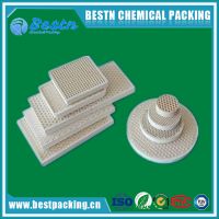 Ceramic Catalyst Substrate Structured Packing