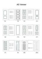 wood veneer Door Skin  From China