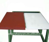 Cutting board made by PP , polypropylene for shearing machine used in footwear industry