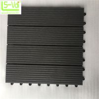 300*300mm High ended easy installation surface coated parquet wood flooring tile for pool