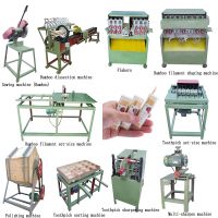 Bamboo Product Manufacturing Equipment Cutting Splitting Polishing Bbq Skewers Stick Processing Machine Price
