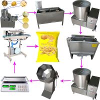 High Quality Low Price Potato Chips Making Machine, Potato Chips Making