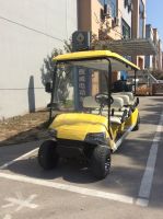 Battery Powered Golf Buggy Aw2064ksf, 8 Seats (6+2) With A Fixed Seat Facing Backwards