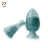 Green silicon carbide powder grits