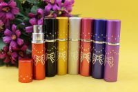 5ml Aluminum Perfume Atomizer Bottle with Butterfly