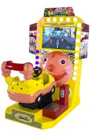 Indoor Coin Operated Game Redemption Game Machine Swing Machine, Video Game Baby Kart for sale