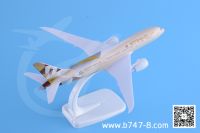 20cm B787 Etihad Metal Plane Model Boeing A6-BLA Zink Alloy Static Promotion Advertisement Airline Business Gift Toy Customized Handicraft Souvenier From China