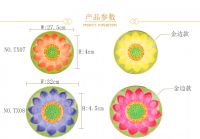 New Tray OEM Plastic Plate with Sunflower Design