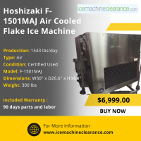 Hoshizaki F-1501MAJ Air Cooled Flake Ice Machine 