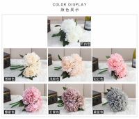 silk peony bouquet artificial peony bouquet bridal bouquet wedding party decoration flower