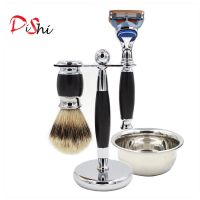 Silvertip Badger Shaving Brush Set For Man, Stand,shaving Razor,shaving Bowl