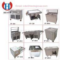 Many Model Ice Cream Roll Machine With 1 Pan Or 2 Pans
