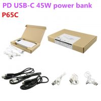 2018 newest portable smart PD power bank, rechargeable batteries for laptops