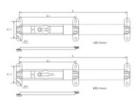 High Quality ligt-duty friction stay for top hung Aluminum window