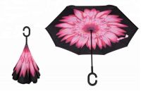 Gifts Custom Straight Reverse Safety Winproof Umbrella