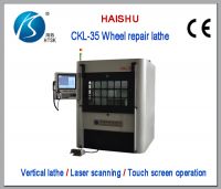 CKL-35 smart wheel repair cnc lathe with diamond cutting