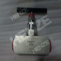 BW SW Ferrule NPT Threaded Angle 3Way Needle Valve With Nipple