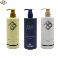 PET plastic Frosted bottle for shampoo and conditioner packaging use