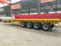 40-45Ft 4 Axle Flatbed Semi Trailer