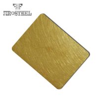 PVD Coating vibration finish stainless steel sheet 201 304 316